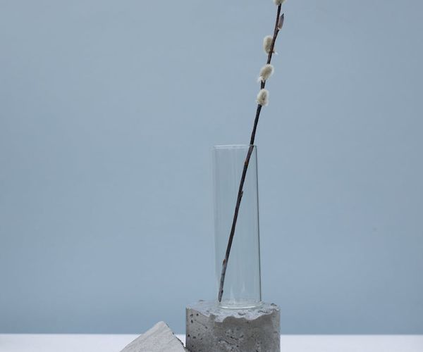 Minimalist composition showing balance and harmony